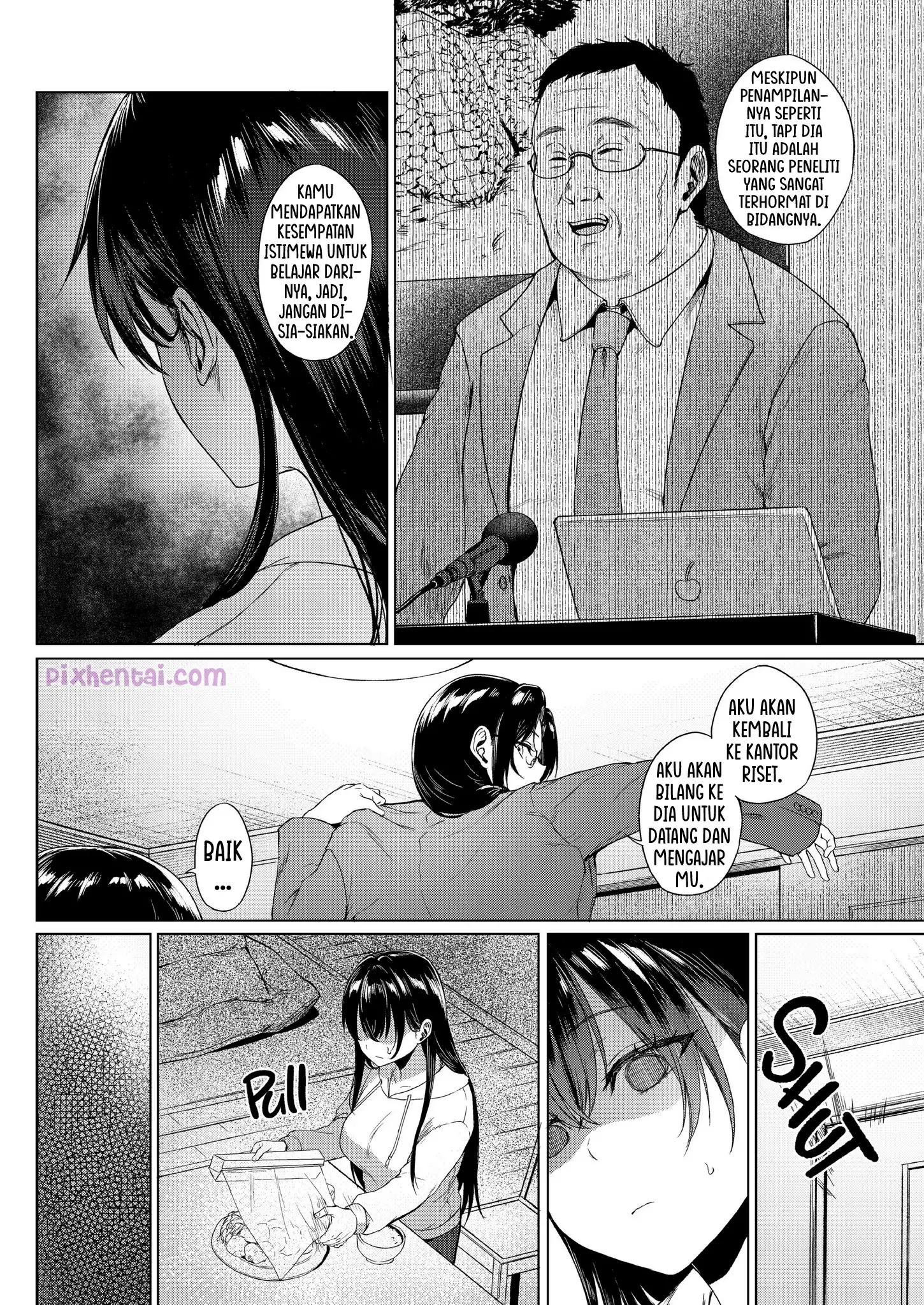 Komik hentai xxx manga sex bokep Bakunyuu Yuutousei ni Hitsuyou na Chinpo no Obenkyou Chuuhen 3